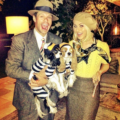 Ryan Seacrest and Julianne Hough as Bonnie and Clyde (Instagram)