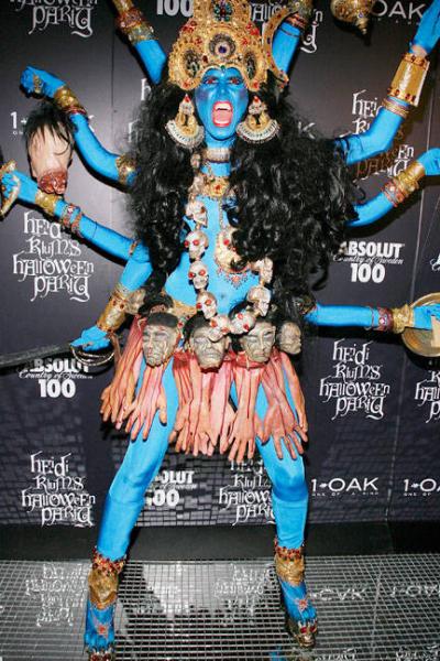 Heidi Klum as Hindu goddess, Kali (Getty via Wikimedia Commons)