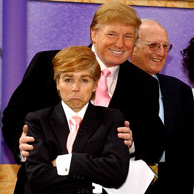 Katie Couric as Donald Trump