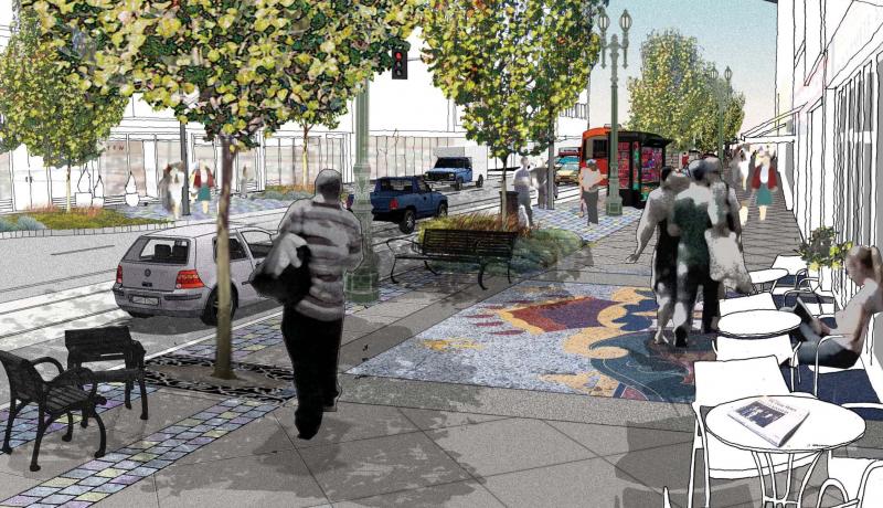 The future of Downtown's Broadway District. (Courtesy of LADOT)