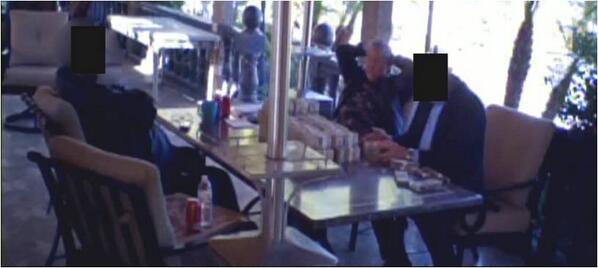 A screenshot of the video with Co and the money. (@RaR/Twitter) A screenshot of the video with Co and the money. (@RaR/Twitter)
