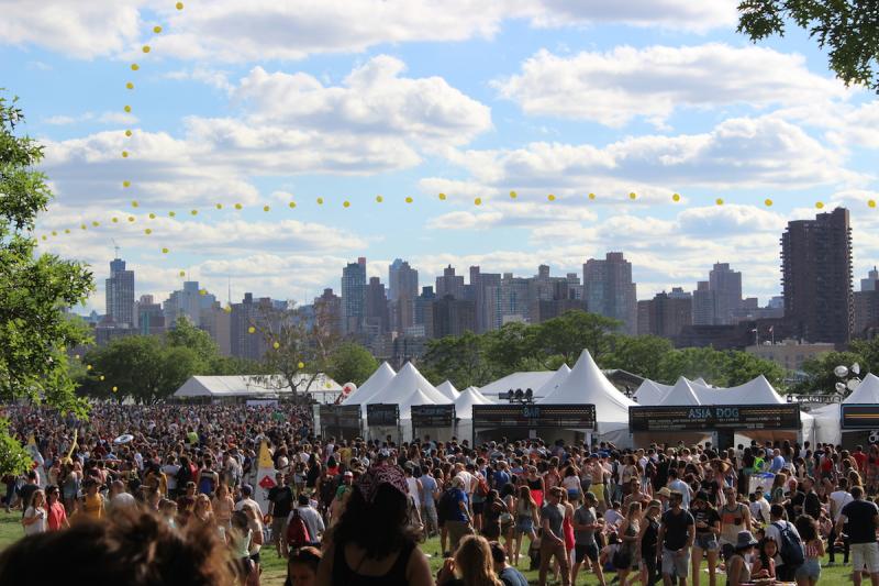 The sold-out music festival features headliners such as Outkast, Jack White and Foster The People. (Katie Chen/Neon Tommy)