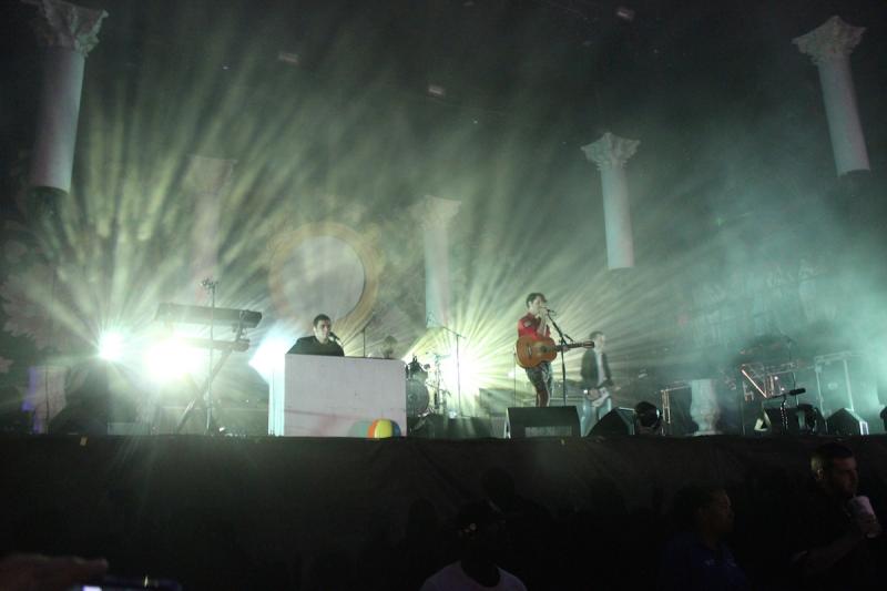 Vampire Weekend headlined the last night of the Governor's Ball. (Katie Chen/Neon Tommy)