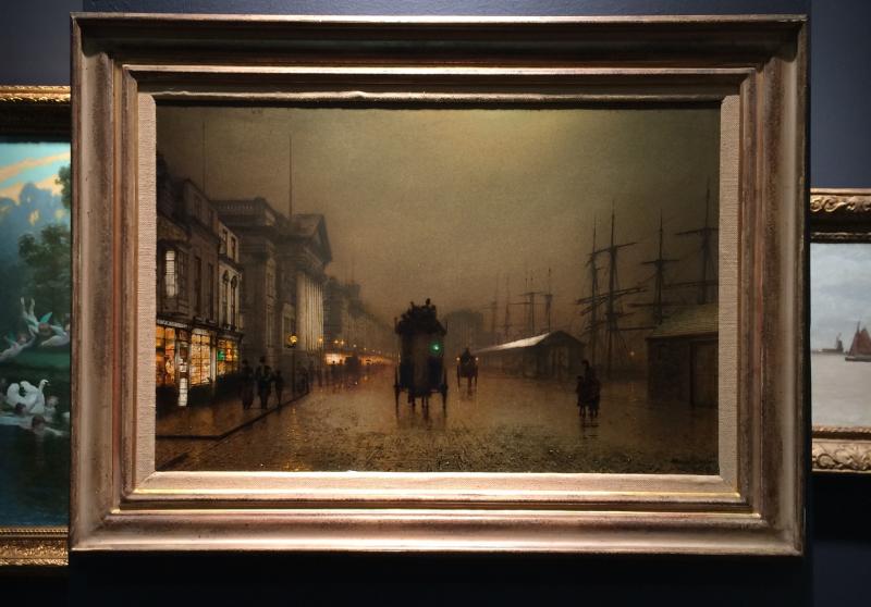 Grimshaw's "The Dockside Liverpool at Night" (Katie Chen/Neon Tommy)