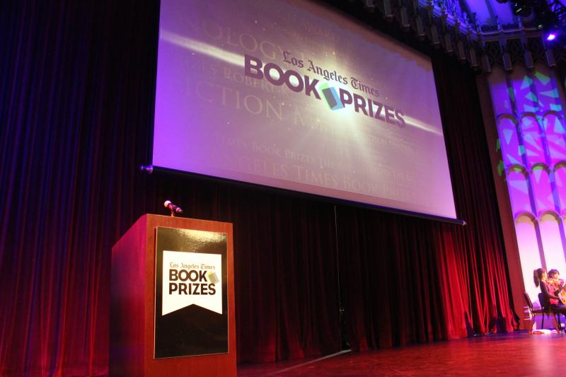 The L.A. Book Prizes were held in Bovard Auditorium Friday night. (Katie Chen/Neon Tommy)