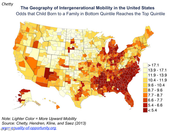 (Raz Chetty/www.equality-of-opportunity.org) (Raz Chetty/www.equality-of-opportunity.org)