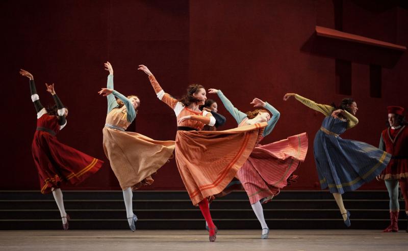 Artists of the Ballet in Romeo and Juliet. Photo by Bruce Zinger