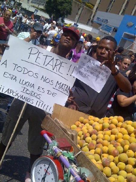 Protesters call for others to get involved. Maria Fernandez. 