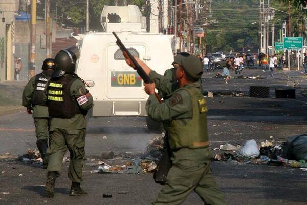 The Venezuelan military is a loyal and violent arm of Maduro's government/Photo: Maria Fernandez. The Venezuelan military is a loyal and violent arm of Maduro's government/Photo: Maria Fernandez.