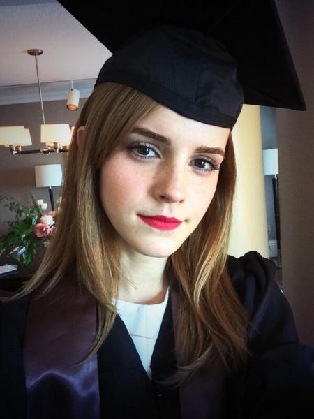 Emma Watson is the newest inductee into the smart celebrities club (@EmWatson - Instagram).