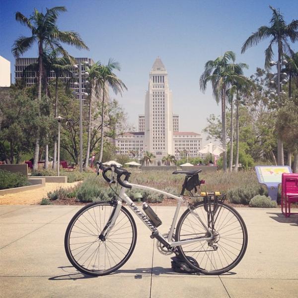 Los Angeles is learning how to ride a bike. (Matthew Tinoco/Neon Tommy) Los Angeles is learning how to ride a bike. (Matthew Tinoco/Neon Tommy)