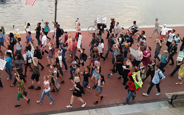 Ferguson protesters planning to block part of I-70 have been arrested. (SocialJusticeSeeker812/Flikr)