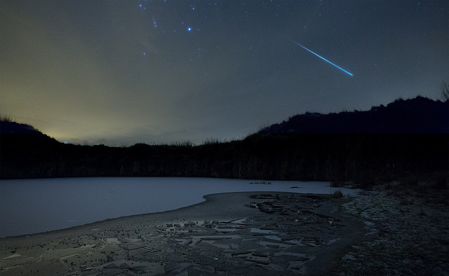 The Geminids, shown here, are usually the prime December shower, but the Ursids are expected to put on a good show. (Thomas Heaton/Creative Commons Flikr)