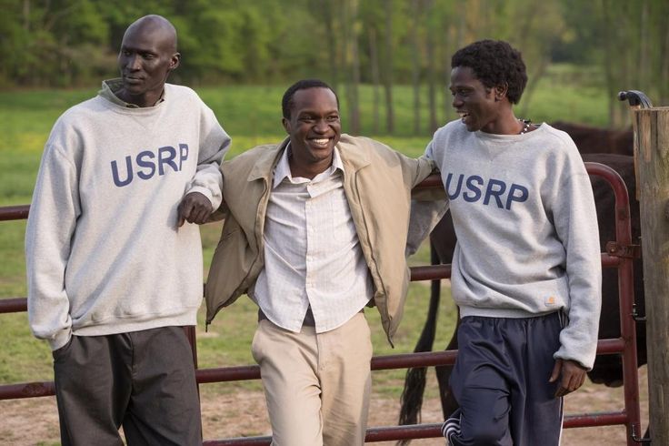 Ger Duany, Arnold Oceng and Emmanuel Jal in "The Good Lie" (The Film Stage/Twitter).