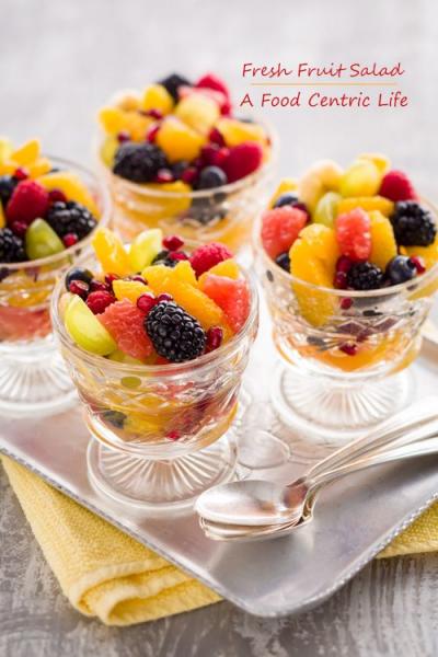 Fruit salad adds festive color to the brunch table (A Food Centric Life/Pinterest).