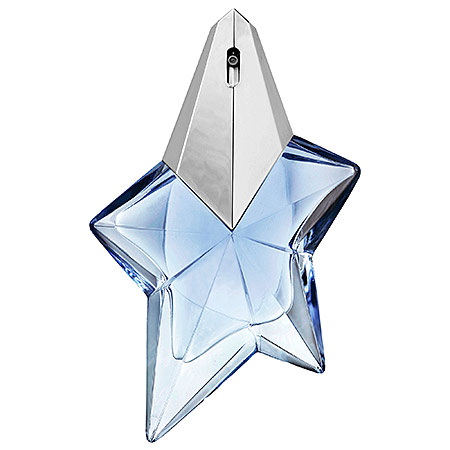 Thierry Mugler's Angel comes in a pretty star-shaped bottle (kellerrose/Tumblr).
