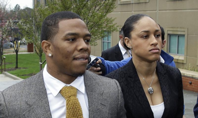 Janay Rice and husband, former Btitleimore Ravens runningback, Ray Rice. (michael89156/Flickr) Janay Rice and husband, former Baltimore Ravens runningback, Ray Rice. (michael89156/Flickr)