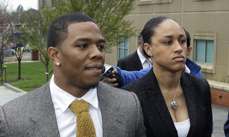 Janay Rice and husband, former Baltimore Ravens runningback, Ray Rice. (michael89156/Flickr)