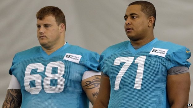 Martin and Incognito as teammates. (Flickr/cracken226) Martin and Incognito as teammates. (Flickr/cracken226)