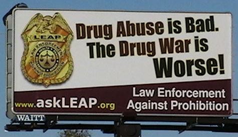 The war on drugs hurts more than it helps. (Law Enforcement Against Prohibition, Facebook)