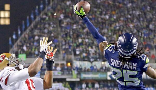 The win-clinching play against the 49ers set everything in motion (Twitter/@RSherman_25_