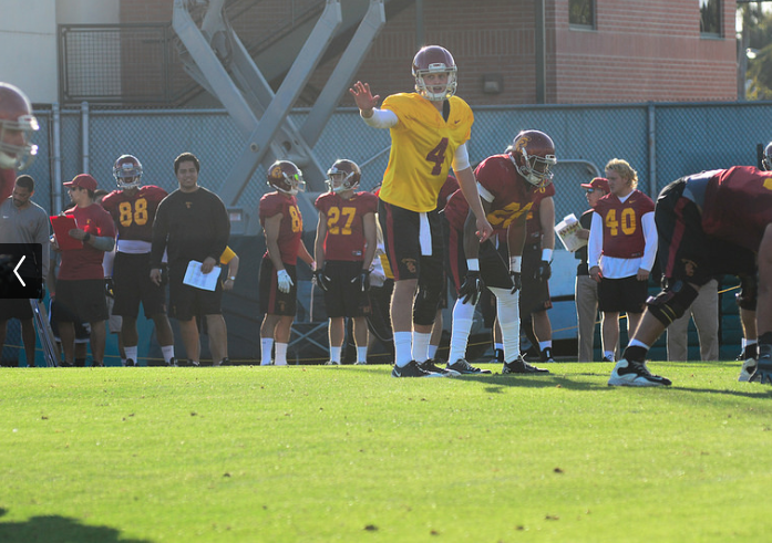 Freshman Max Browne falls short in quarterback competition (Neon Tommy/Charlie Magovern)