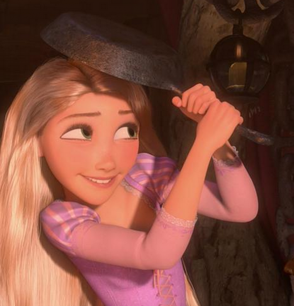 Mandy Moore as Rapunzel (Twitter @Disney)