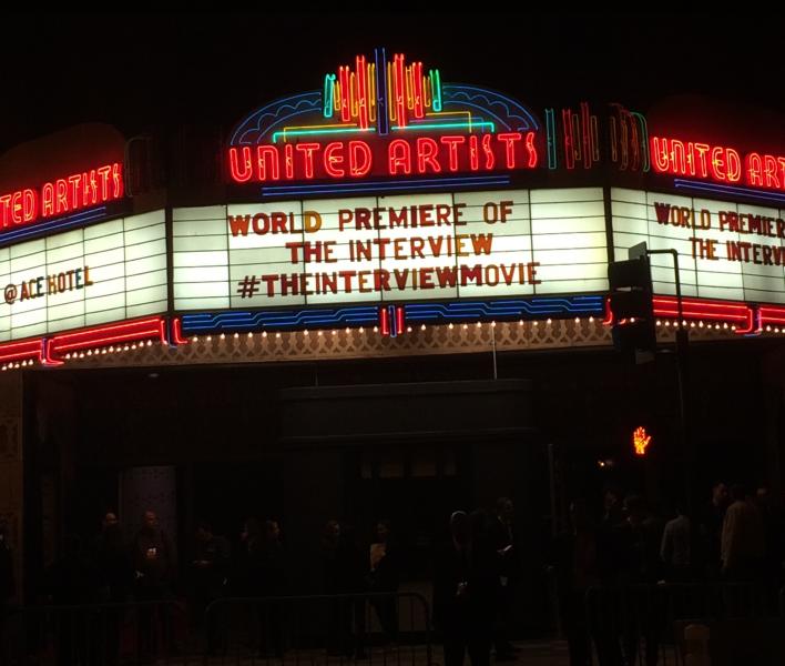 The Interview World Premiere (Sonia Gumuchian/Neon Tommy)