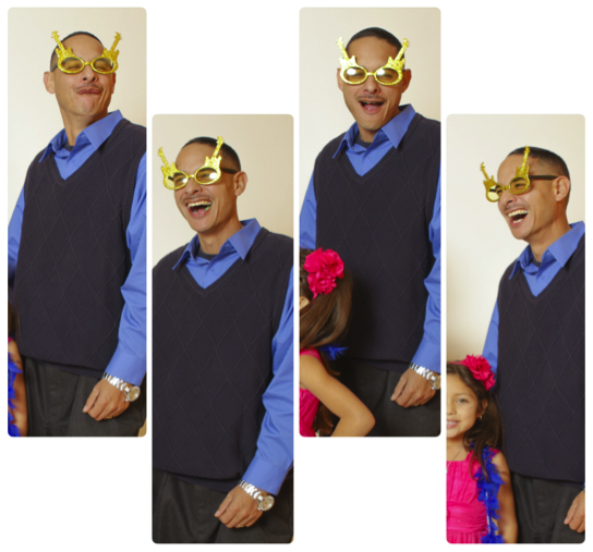 Jose de la Trinidad poses for photo booth pictures at his niece’s quinceañera party about an hour before police killed him. (Photo provided by Rosie de la Trinidad) Jose de la Trinidad poses for photo booth pictures at his niece’s quinceañera party about an hour before police killed him. (Photo provided by Rosie de la Trinidad)
