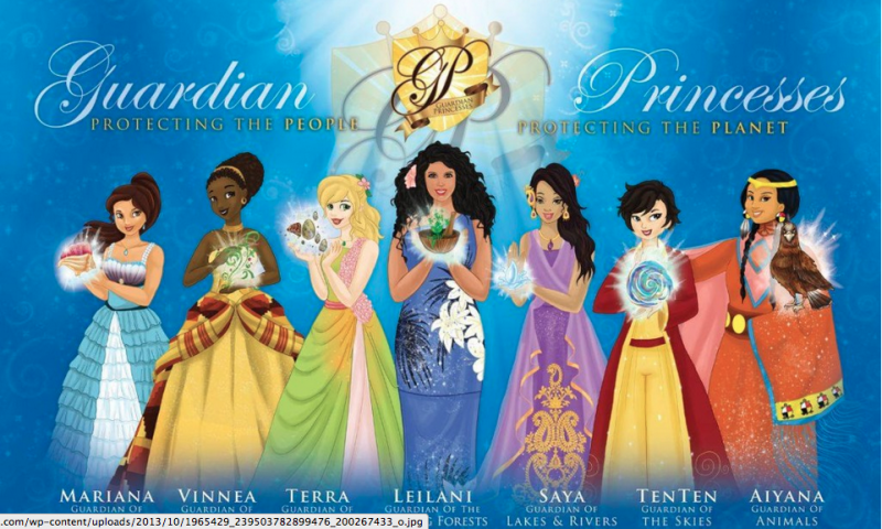 The Guardian Princesses, created by Professor Shigematsu, are multi-ethnic superheroines that help save the planet. (Setsu Shigematsu) The Guardian Princesses, created by Professor Shigematsu, are multi-ethnic superheroines that help save the planet. (Setsu Shigematsu)