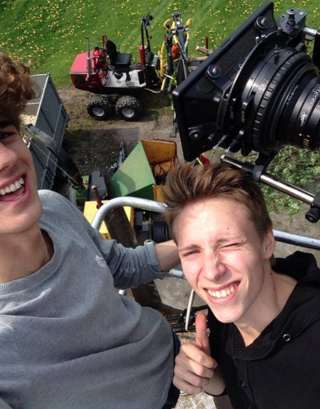 Jarand and Jens working on a film (Jarand Herdal/Facebook) Jarand and Jens working on a film (Jarand Herdal/Facebook)