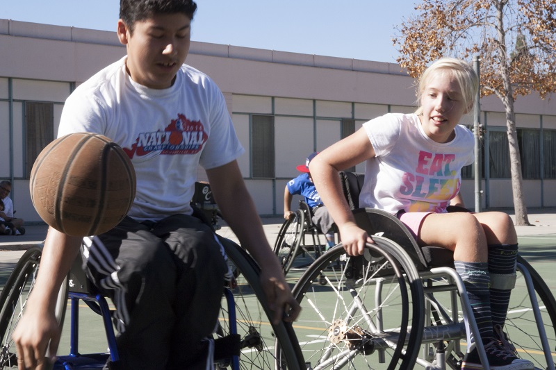 Rancho Los Amigos National Rehabilitation Center started the wheelchair sports program in 1987 to encourage athletics among its patients. (Christian Brown/Neon Tommy)