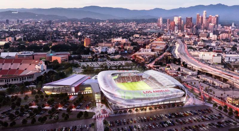 Stadium design renderings by Gensler (via LAFC.com) 