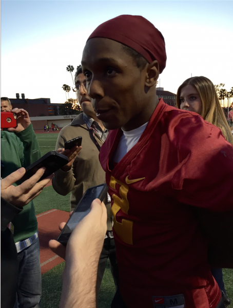 Adoree' Jackson had his offensive practice session today (NeonTommy)