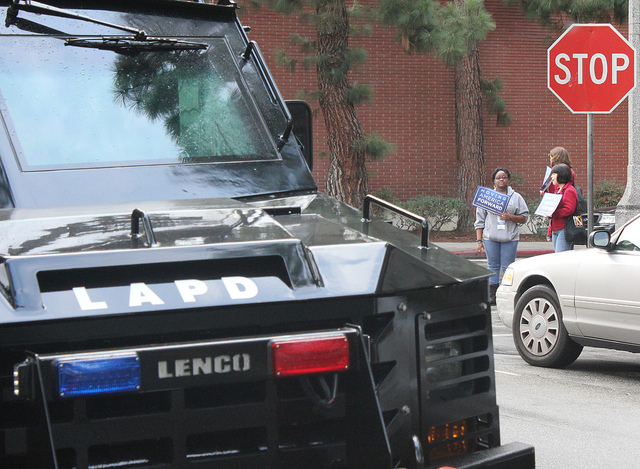 Chief Carlisle says DPS and LAPD officers are fully staffed on campus year round. (Neon Tommy)