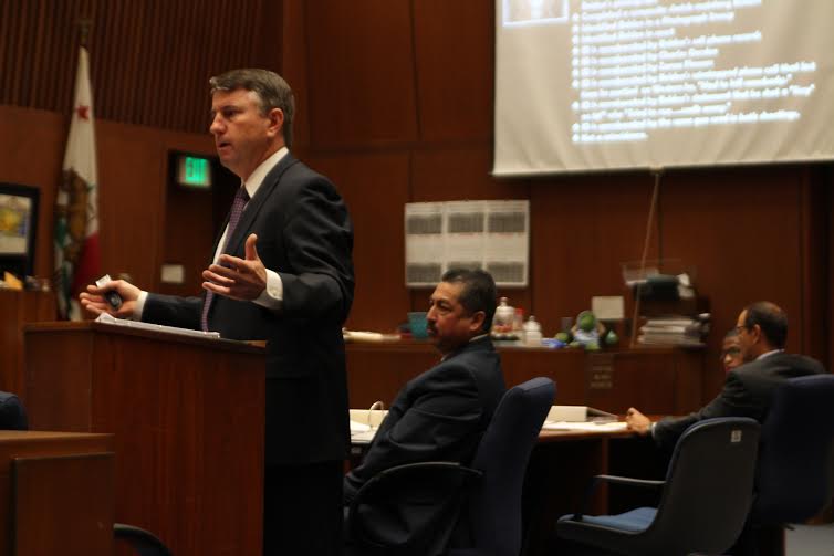 Daniel Akemon, the prosecuting attorney, delivered his closing remarks today. (Sophia Li/Neon Tommy) Daniel Akemon, the prosecuting attorney, delivered his closing remarks today. (Sophia Li/Neon Tommy)