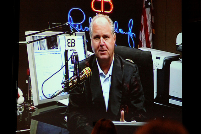 Rush Limbaugh. (Gage Skidmore/Flickr)