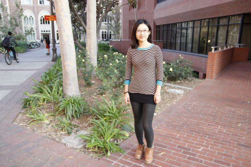 Charlotte Yang, education student. (Belinda Cai/Neon Tommy)
