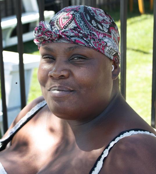 Roshanda Burnett is a recovering addict who has tried to commit suicide four times.