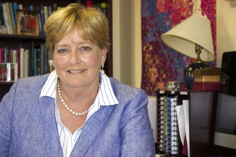 Melora Sundt, a clinical professor at USC’s Rossier School of Education. (Rebecca Gibian/Neon Tommy) Melora Sundt, a clinical professor at USC’s Rossier School of Education. (Rebecca Gibian/Neon Tommy)