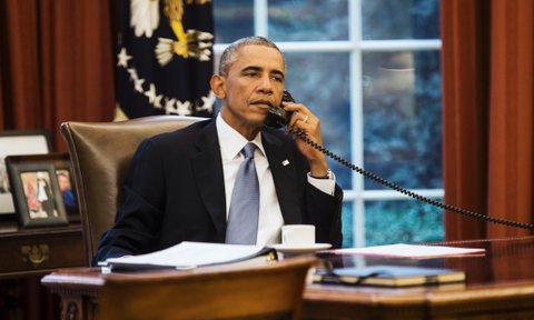 President Obama will conduct a televised address Wednesday night. (The Guardian/Twitter)