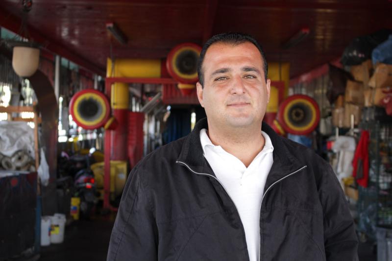 Roger Petroson is the Manager of Red Carpet Car Wash. He has been working there for six years. (Taylor Haney/Neon Tommy)