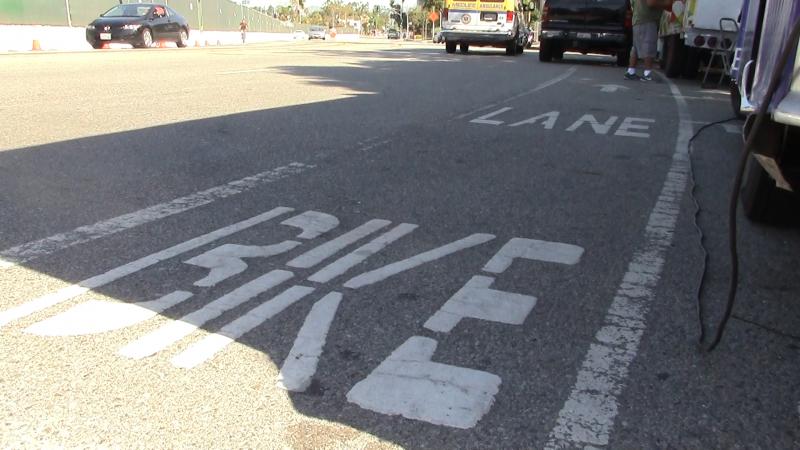 The "Three Foot Safety Act" was put into place on Sept. 17. (Jessica Harrington/Neon Tommy) The "Three Foot Safety Act" was put into place on Sept. 17. (Jessica Harrington/Neon Tommy)