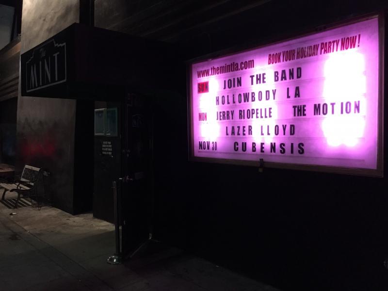 Lazer Lloyd closed out his tour at The Mint in Los Angeles (David Hodari/Neon Tommy)