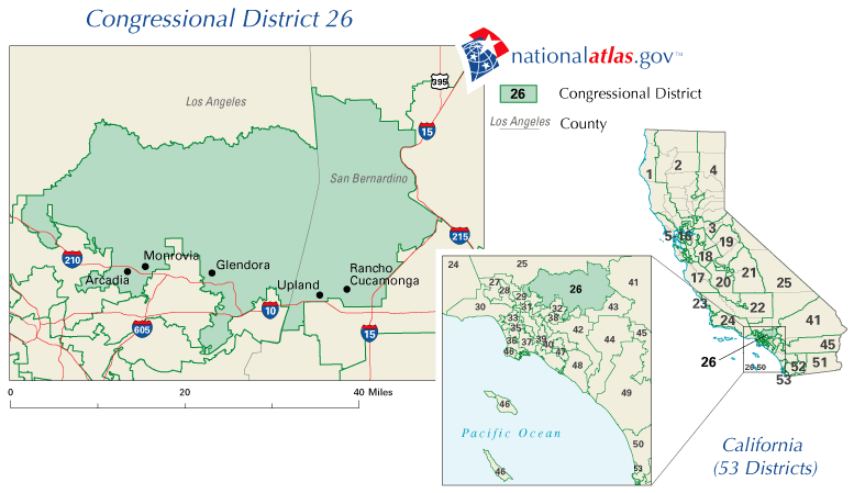 California's 26th Congressional District (Wikicommons)