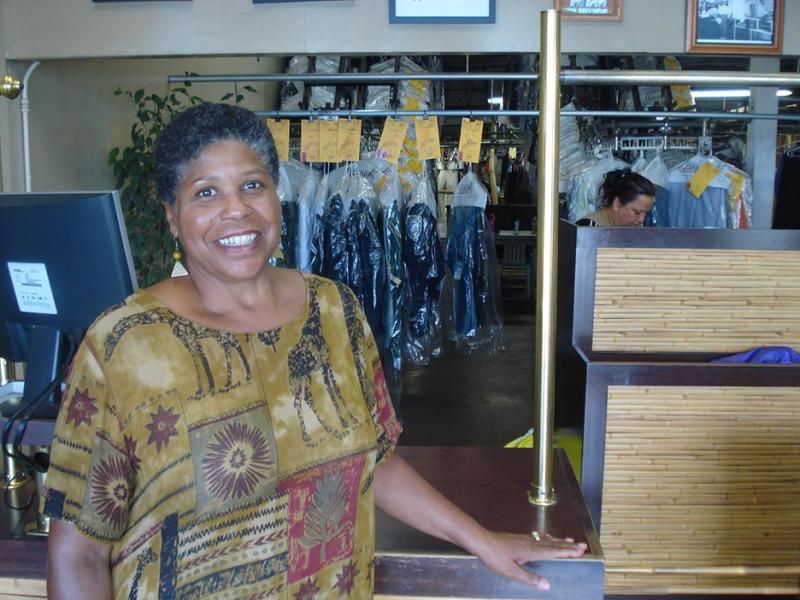 Vivian Bowers, Owner of Bowers And Sons Cleaners (Vanessa Okoth-Obbo/Neon Tommy)