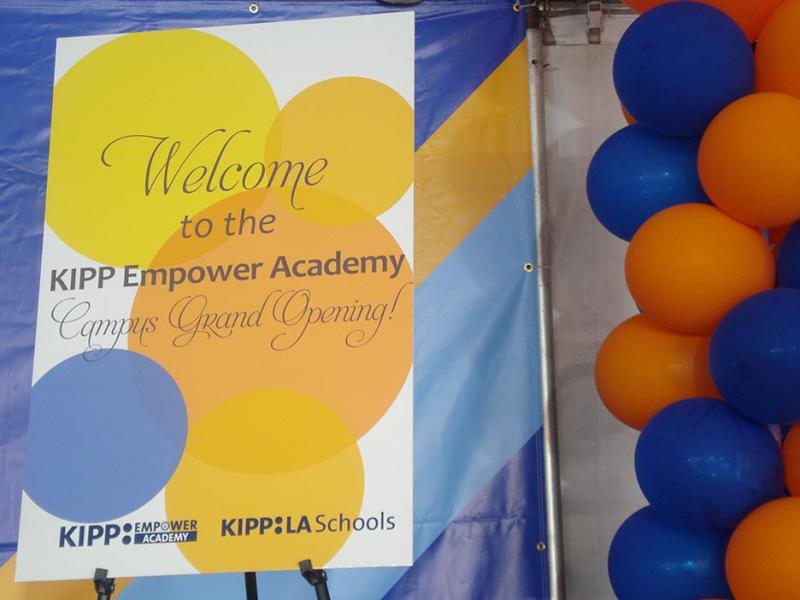 KIPP Empower Academy celebrated the inauguration of its new building today (Vanessa Okoth-Obbo/Neon Tommy)