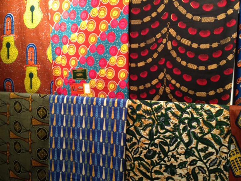 African prints are often very colorful and intricate (Vanessa Okoth-Obbo/Neon Tommy)