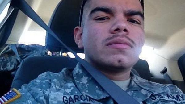 Young Army veteran, Francisco Garcia, was fatally shot early Sunday morning after a dispute with a gunman, who remains at large. (@ABC7/Twitter) Young Army veteran, Francisco Garcia, was fatally shot early Sunday morning after a dispute with a gunman, who remains at large. (@ABC7/Twitter)