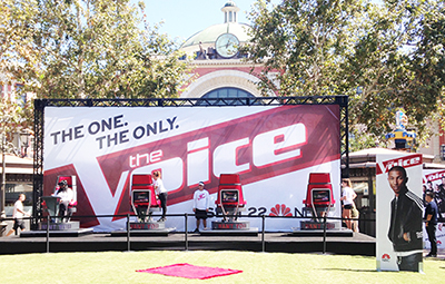 The Voice 360 at The Grove (Jessica Oliveira/Neon Tommy) The Voice 360 at The Grove (Jessica Oliveira/Neon Tommy)